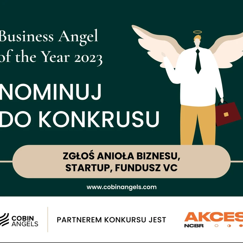 Z dumą informujemy, że jesteśmy Partnerem Konkursu Business Angel of the Year (BAY) organizowanego przez COBIN Angels!