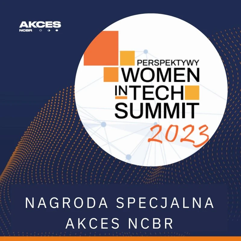 NAGRODA SPECJALNA OD AKCES NCBR SP. Z O.O. PODCZAS FINAŁU 4-TEJ EDYCJI SHESNNOVATION ACADEMY 2023